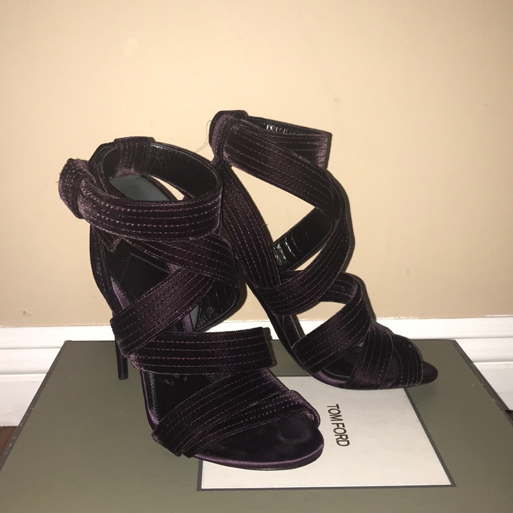 Tom Ford plum sandals